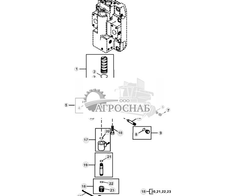 Упр. мотора гидростат. гусен. привода - ST26250 52.jpg